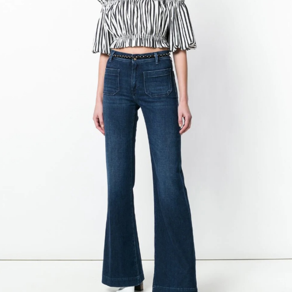 Brand New Seafarer High Rise Flare Jean Size 24